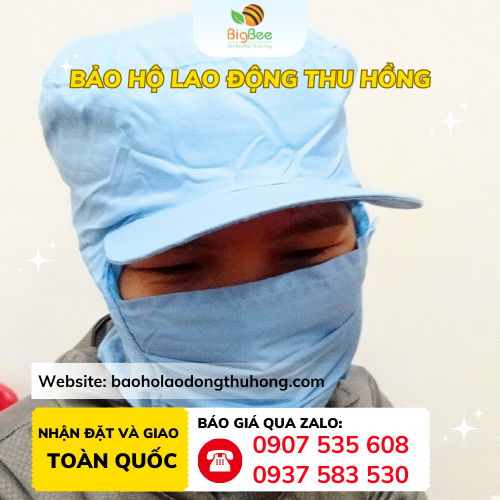 Mũ trùm đầu thuỷ sản Bán sỉ mũ trùm đầu thuỷ sản giao toàn quốc