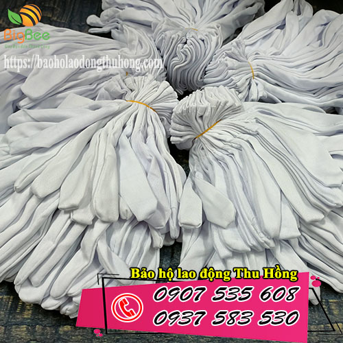 Bán sỉ rẻ găng tay vải trắng T10 tại TPHCM