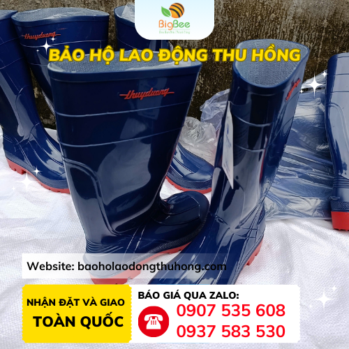 Ủng Thùy Dương mũi thép giá rẻ tại Thu Hồng Bán ủng Thùy Dương mũi thép chống dập ngón giá rẻ tại TPHCM