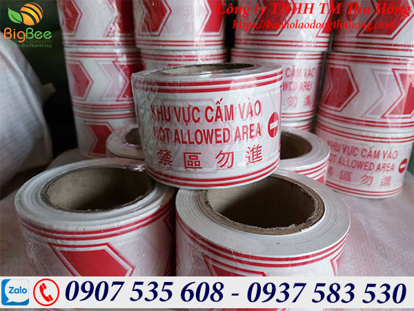 Băng rào cảnh báo khu vực cấm vào