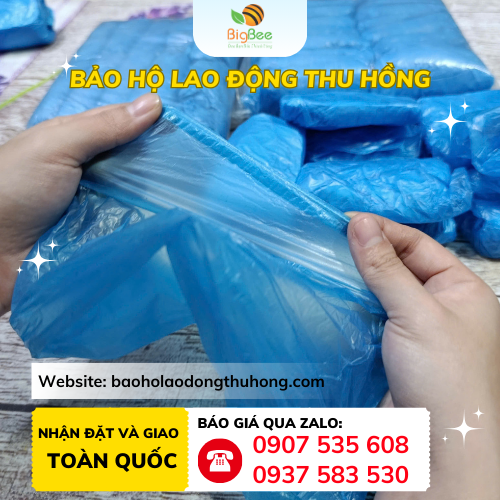 Bao bọc giày đi mưa nilon Bao bọc giày đi mưa bằng nilon ngắn nước và bụi bẩn