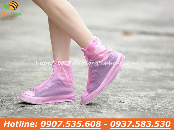bao bọc giày đi mưa nhựa cổ thấp