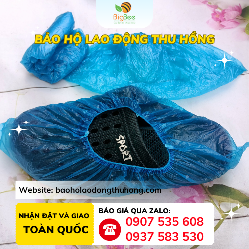Bao bọc giày đi mưa nilon Bao bọc giày đi mua nilon chống thấm vượt trội