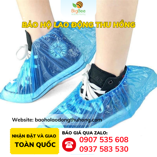 Bao bọc giày đi mưa nilon Bao bọc giày đi mưa nilon chuyên dùng cho ngày mưa