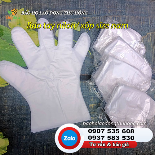 Bao găng tay nilon xốp size nam kích thước lớn Bao găng tay nilon xốp size nam 01