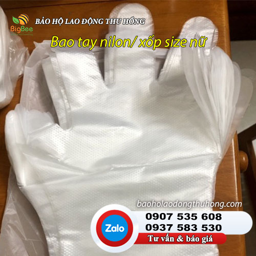 Bao găng tay nilon xốp size nữ mềm, mỏng, nhẹ tay Bao găng tay nilon xốp size nữ 02