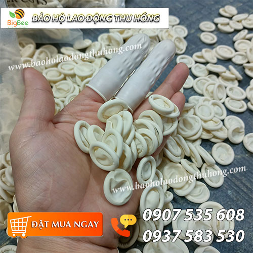 Bao ngón tay cao su chống tĩnh điện bịch 500g Bao ngón tay cao su chống tĩnh điện bịch 500g