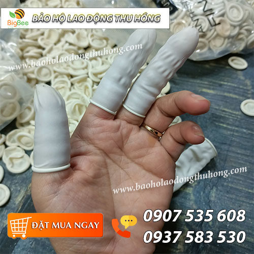 Bao ngón tay cao su chống tĩnh điện chống tuột Bao ngón tay cao su chống tĩnh điện chống tuột
