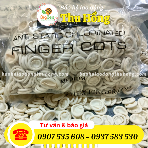 Bao ngón tay chống tĩnh điện có đai bịch 800 cái 500g Bao ngón tay chống tĩnh điện có đai bịch 800 cái 500g