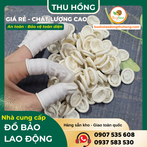 Bao ngón tay phòng sạch bằng cao su Bao ngón tay phòng sạch bằng cao su