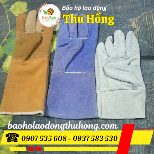 Bao tay bảo hộ da hàn dùng trong cơ khí Bao tay bảo hộ da hàn dùng trong cơ khí