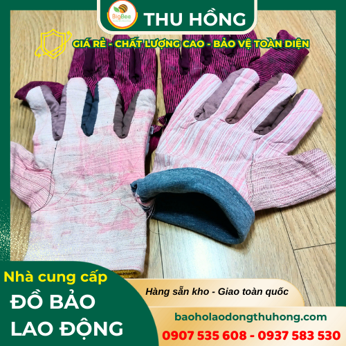 Bao tay bảo hộ vải mập nhiều lớp dày dặn Bao tay bảo hộ vải mập nhiều lớp dày dặn