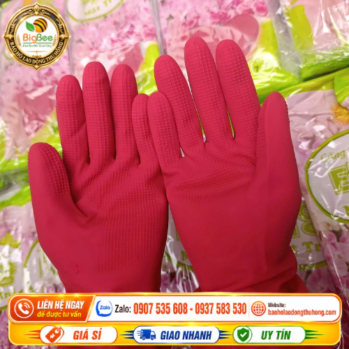 Bao tay cao su Mặt Trời M7 có vân chống trơn