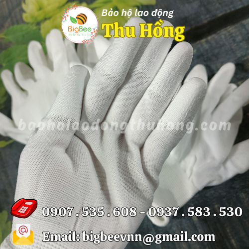 Bao tay chống tĩnh điện ngón phủ PU chất lượng cao Bao tay chống tĩnh điện ngón phủ PU chất lượng cao
