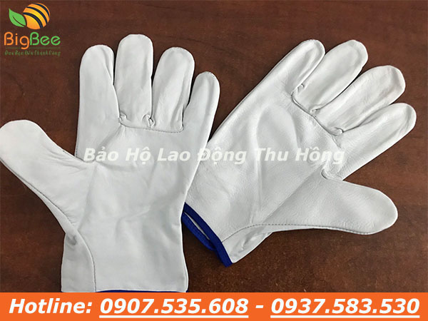 bao tay da cừu trắng bảo hộ
