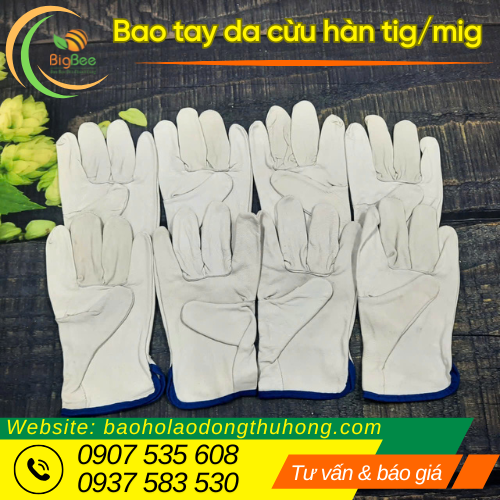 Bao tay da cừu trắng hàn tig/mig giá sỉ tốt nhất Bao tay da cừu trắng hàn tig/mig giá sỉ tốt nhất