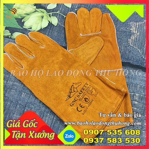 Bao tay da hàn con ngựa màu vàng Bao tay da hàn con ngựa màu vàng