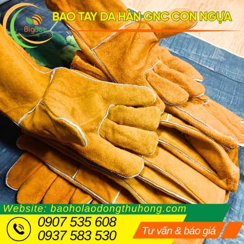 Bao tay da hàn GNC con ngựa giá rẻ, chịu nhiệt tốt Bao tay da hàn GNC con ngựa giá rẻ, chịu nhiệt tốt