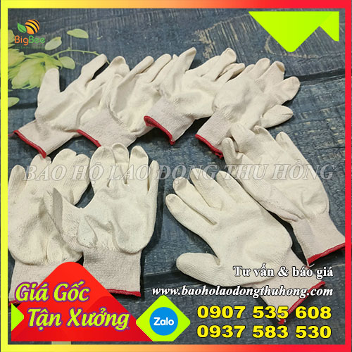 Bao tay len bảo hộ phủ bàn giá rẻ cho công nhân lao động Bao tay len bảo hộ phủ bàn giá rẻ cho công nhân lao động