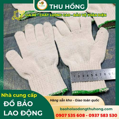 Bao tay len kem 80g cổ dài bảo hộ Bao tay len kem 80g cổ dài bảo hộ