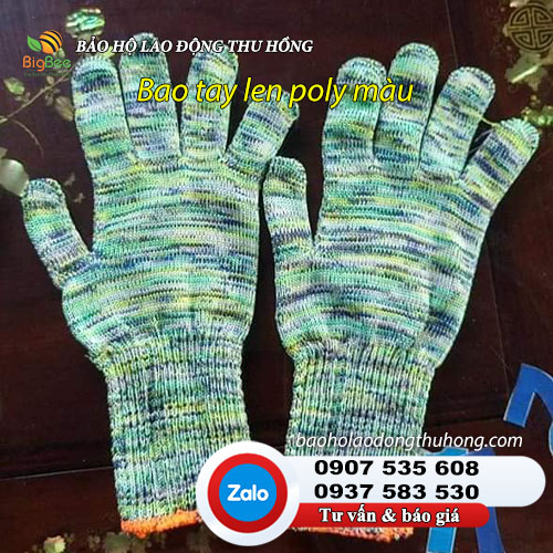 Bao tay len sợi poly màu 03 Bao tay len sợi poly màu 03