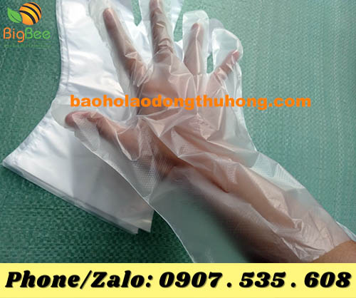bao tay nilon nhựa HDPE trong suốt