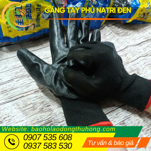 Bao tay phủ natri đen trung quốc bịch 12 đôi Bao tay phủ natri đen trung quốc bịch 12 đôi
