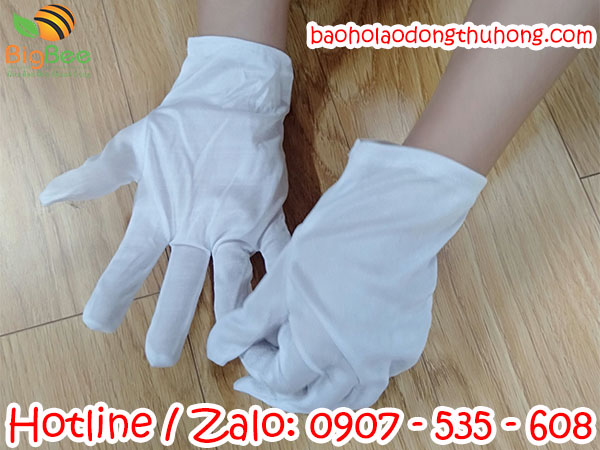 Bao tay thun trắng T10 độ bền cao, lâu bị bung chỉ