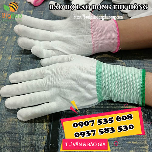 bao tay thun trắng trơn giá rẻ cạnh tranh cho công nhân
