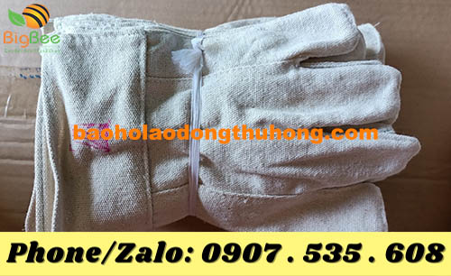 bao tay vải bạt bảo hộ chống nóng size 7