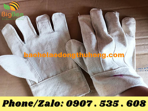 bao tay vải bạt chống nóng, chống cách nhiệt hiệu quả