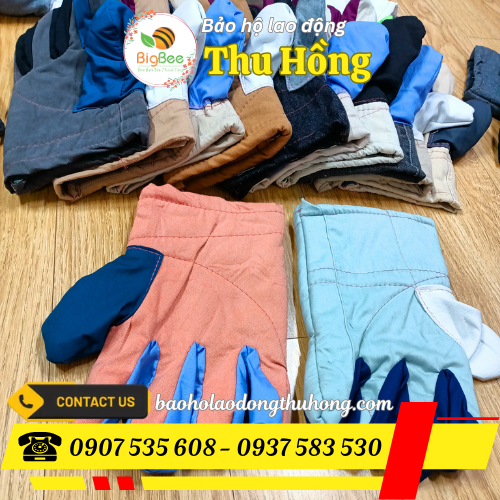 Bao tay vải kaki bảo hộ cách nhiệt Bao tay vải kaki bảo hộ cách nhiệt