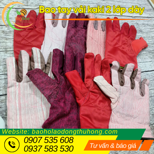 Bao tay vải kaki dày đủ màu, may sẵn tại xưởng Bao tay vải kaki dày đủ màu, may sẵn tại xưởng