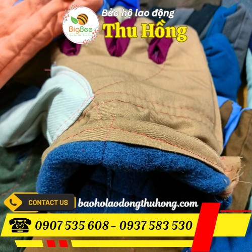 Bao tay vải mập kaki 2 lớp size nam nữ Bao tay vải mập kaki 2 lớp size nam nữ