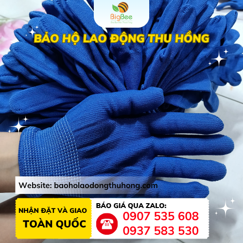 Bao tay vải thun mỏng Bao tay vải thun mỏng bảo hộ lao động