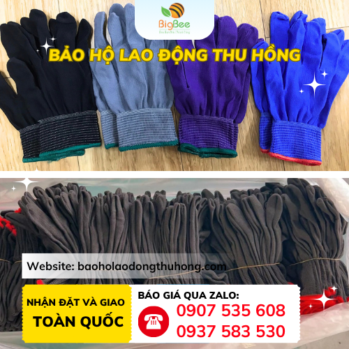Bao tay vải thun mỏng Bao tay vải thun mỏng đủ màu đen, xanh, tím, xám