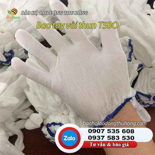 Bao tay vải thun T5BO nhỏ nhắn phù hợp với nữ Bao tay vải thun T5BO size nữ 01