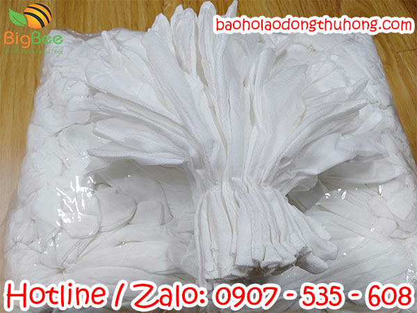 bao tay vải thun trắng L+4 có giá rẻ nhất thị trường