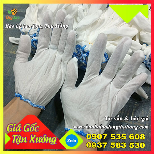 Bao tay vải trắng giá sỉ rẻ tại xưởng Bao tay vải trắng giá sỉ rẻ tại xưởng