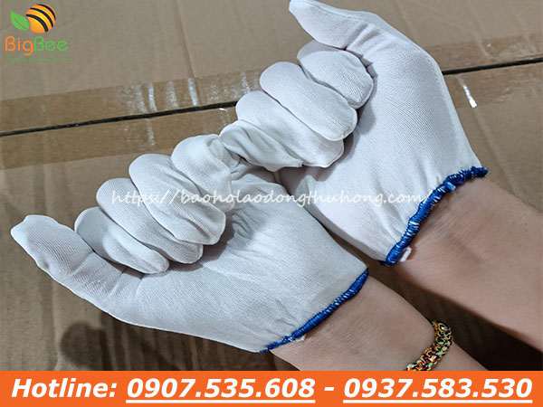 Bao tay vải trắng T5 mềm mại dành cho nữ