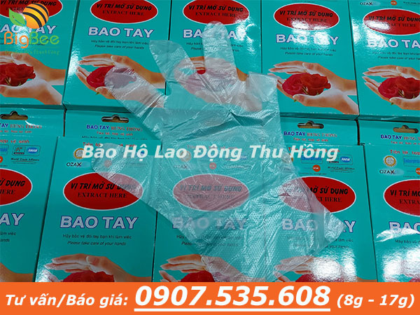 bao tay xốp dùng 1 lần
