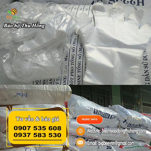 Bao tay xốp nam nữ màu trắng loại tốt Bao tay xốp nam nữ màu trắng loại tốt