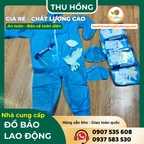 Bộ 5 món đồ bảo hộ phòng dịch y tế dùng một lần Bộ 5 món đồ bảo hộ phòng dịch y tế dùng một lần