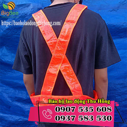 bỏ sỉ áo dây phản quang đi phượt chữ H