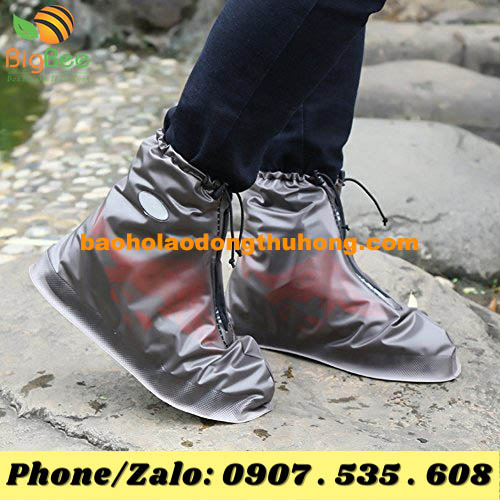 Thu Hồng bỏ sỉ bọc giày đi mưa nhựa cổ thấp giá rẻ