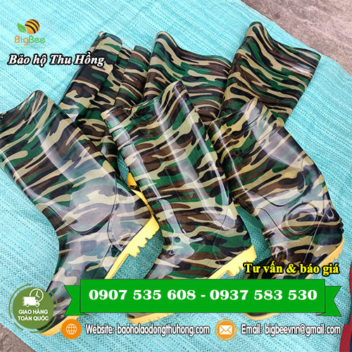 bỏ sỉ ủng rằn ri cổ cao lội nước giá rẻ