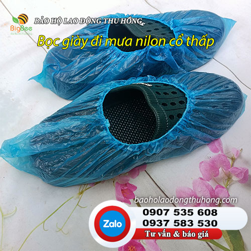 Bọc giày đi mưa nilon cổ thấp Bọc giày đi mưa nilon cổ thấp freesize 02