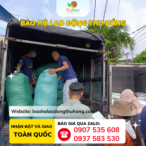 Bốc xếp tập hơn 1000 ký giẻ lau dầu giao tại Bình Dương Bốc xếp tập hơn 1000 ký giẻ lau dầu giao tại Bình Dương