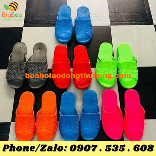 buôn dép tổ ong sỉ lẻ nhiều màu size nam làm từ cao su tự nhiên