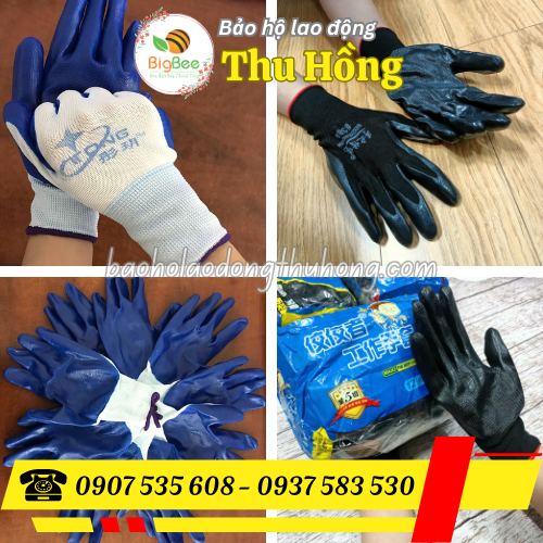 Các loại găng tay bảo hộ phủ sơn thông dụng Các loại găng tay bảo hộ phủ sơn thông dụng